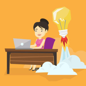 woman-working-on-a-laptop-in-office-and-idea-bulb-taking-off-behind-her-300x300.jpg